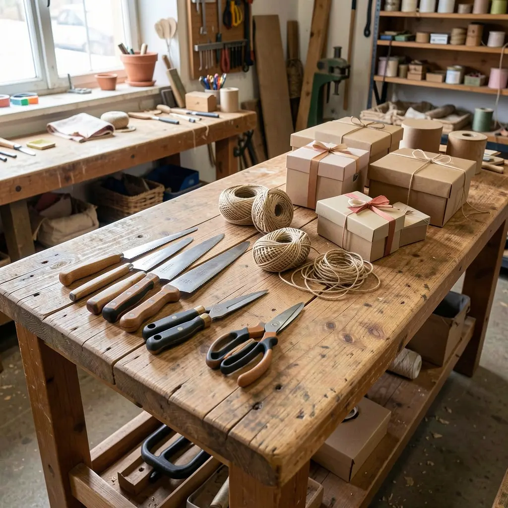 Vår verkstad för presentinslagning